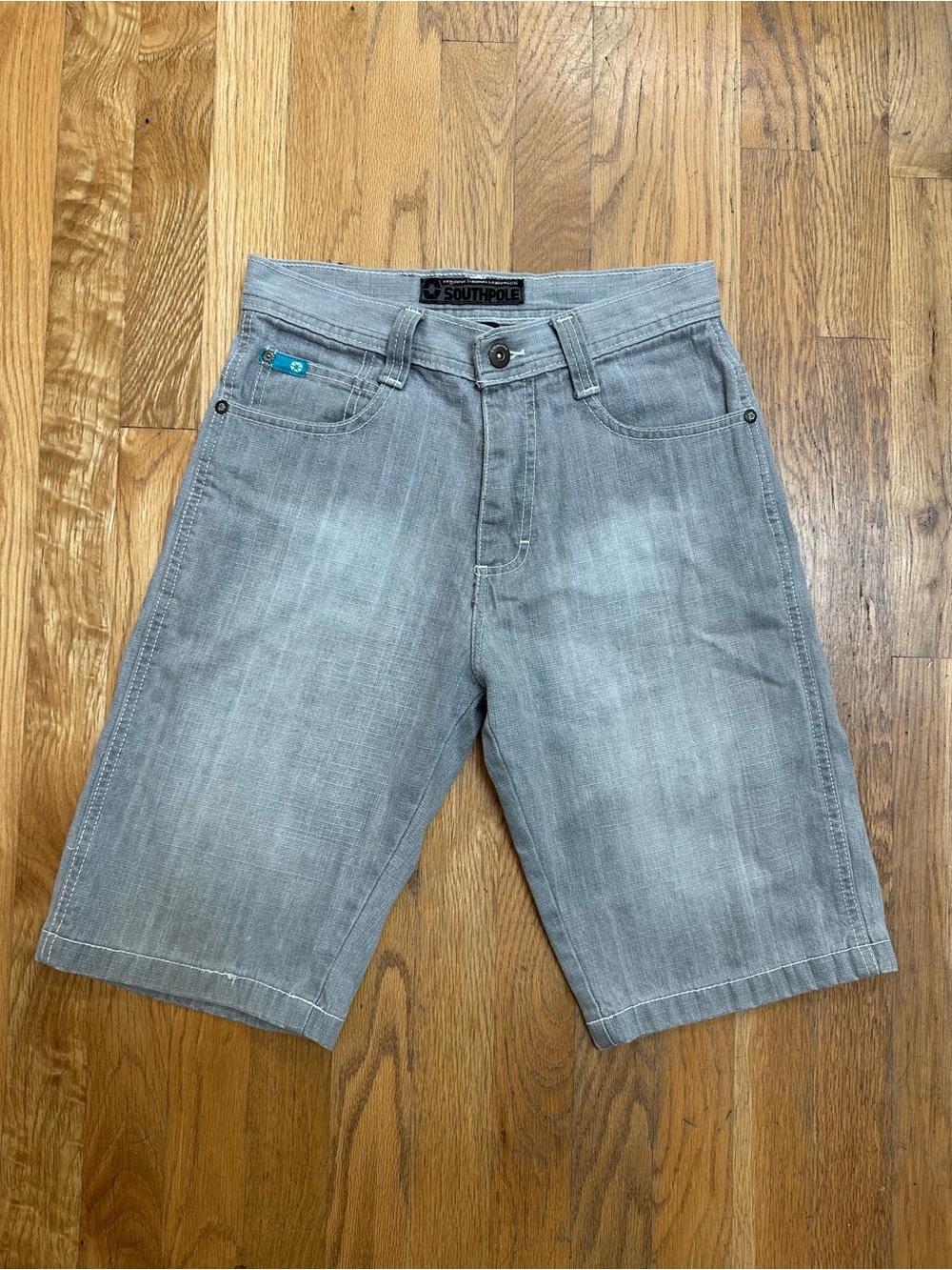 South Pole Men's Gray Denim Shorts / Jorts